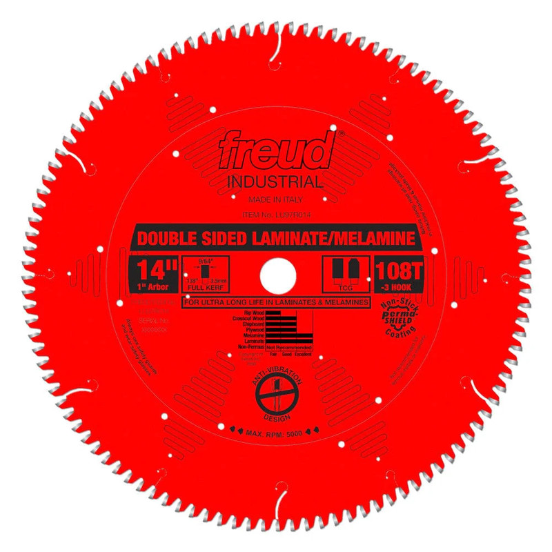 14" Double Sided Laminate / Melamine Blade
